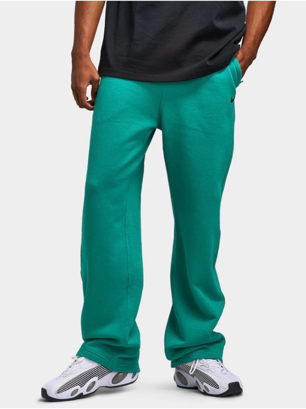 Nike Nocta Pant Fleece Neptune Green/Black NEW WITH TAGS - Picture 4 of 10
